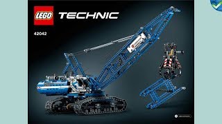 42042 A Crawler Crane LEGO® Technic Manual at the Brickmanuals Instruction Archive [upl. by Renell]