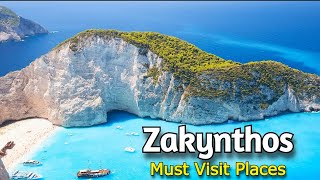 Zakynthos Zante  Top 10 Must Visit Places  Travel Guide [upl. by Lu]