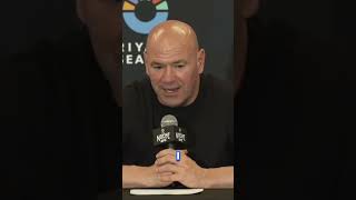 Dana White reacts to Sean O’Malley’s loss ufc [upl. by Prochoras921]