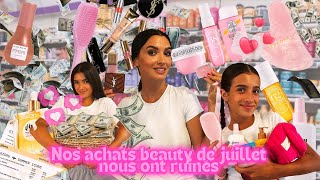 OMG CES PRODUITS DE BEAUTÉ  NOS MEILLEURS ACHATS DE JUILLET  beauty [upl. by Ahsratal]