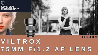 Best Third Party Fuji Lens Viltrox 75mm f12 Review [upl. by Dammahum]