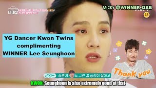 YG Kwon Twins compliment Lee Seunghoon on Mimi Shop [upl. by Adnirol]