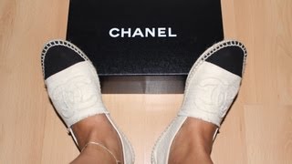 UNBOXING  Espadrilles Croisière CHANEL [upl. by Naasar439]