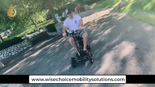 ComfyGo MS 3000 Lightweight Foldable Mobility Scooter [upl. by Mloc996]