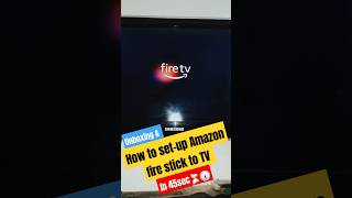 How to setup amazon fire stick to TV ajaychinnagari amazonfirestick amazonfiretv avkaptures [upl. by Noryk]