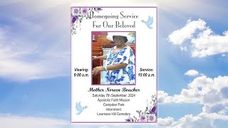 Celebrating the life of Mother Noreen Boucher [upl. by Aetnahc]