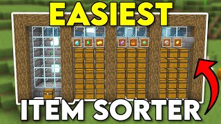 Simple Storage System for Every Item in Minecraft JAVA ONLY [upl. by Viguerie]