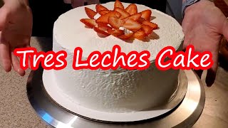 How to Make A Tres Leches Cake [upl. by Jacquenette36]