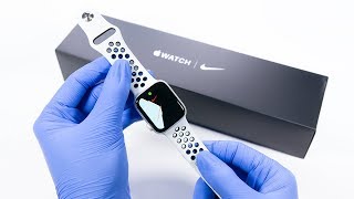 Apple Watch Series 5 Nike Edition Unboxing  ASMR [upl. by Britton]