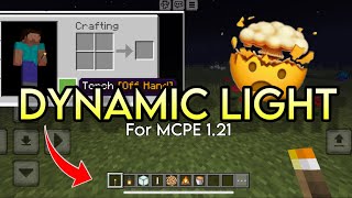 DYNAMIC LIGHT For MCPE 121 100 Work [upl. by Erdeid]