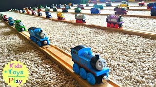 Thomas Wooden Railway Collection Biggest Thomas and Friends Toy Train Collection  Thomas 2017 [upl. by Sucerdor]