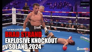 Explosive Knockout 💥 by Brad Strand vs Marvin Solano  2024 M amp S Bank Arena [upl. by Atenaz]