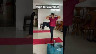 reduce thigh fat with these 4 best exercises ytshorts health trending  viral thighfat workout [upl. by Adnertal]