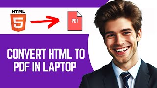 How To Convert Html To Pdf In Laptop [upl. by Auqined]