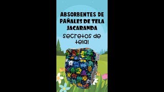 TIPOS DE ABSORBENTES PARA UN PAÑAL DE TELA ♥ PAÑALES DE TELA ECOLOGICOS JACARANDA ♥ [upl. by Drew]