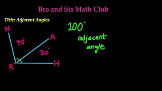 Adjacent Angles  7th Grade Math [upl. by Ettereve79]