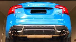 Volvo S60 T6 RDesign Polestar Exhaust [upl. by Rosalia]