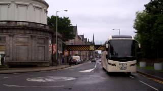 Lochs And Glens Coach Bus Tay Street Perth Perthshire Scotland [upl. by Niveb]