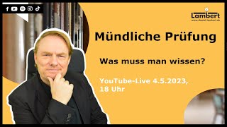 Lernen für die mündliche Prüfung [upl. by Donald]