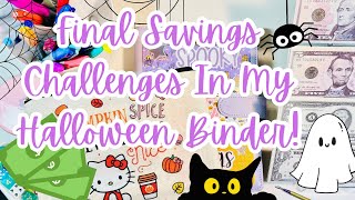 BudgetSavings Video Final Halloween Binder CloseOutWrap Up [upl. by Nibot]