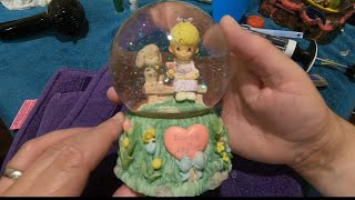 Ep 5  Precious Moments Snow Globe  Broken Globe Replacement [upl. by Nerrawed]