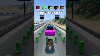 NOOB vs PRO vs HACKER vs HEROBRINE Car Jump Challenge 3 🤫 🚗 shorts beamngdrive [upl. by Braswell78]