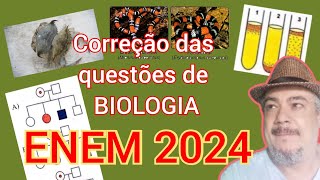 CORREÇÃO ENEM 2024  BIOLOGIA [upl. by Aiahc478]