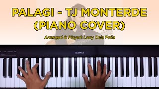 Palagi  Tj Monterde Piano Cover Tutorial [upl. by Haduj37]