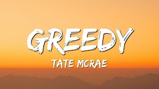 Tate McRae  greedy Lyrics [upl. by Daphie]