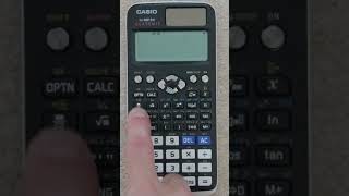 CASIO fx991EX  Math Output vs Decimal Output setting [upl. by Boelter]