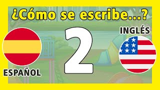 Cómo Se Escribe El Número 2 😁🧠👁️En Español e Inglés  DOS  TWO [upl. by Zigmund]