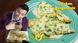 Chicken Gorgonzola  Chef Andy [upl. by Connelley]