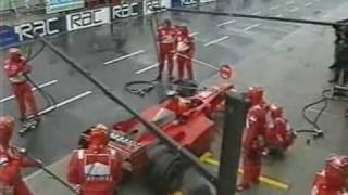 Michael Schumacher Wins 1998 British Grand Prix While In Pits [upl. by Stier407]