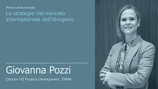 Giovanna Pozzi Director H2 Projects Development di SNAM [upl. by Anadal821]