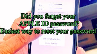 How to reset Apple ID password [upl. by Brezin724]