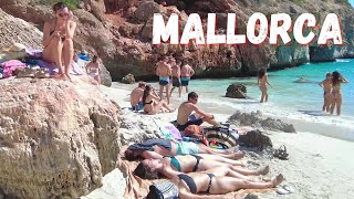 Beach walk  Mallorca MAJORCA  Caló des Moro 🏖️🇪🇸 July 2022 [upl. by Chelsae599]