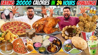 Eating 20000 CALORIES in 24 HOURS in MUMBAI FOOD CHALLENGE  STREET FOOD INDIA🔥 Ep698 [upl. by Levi]