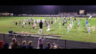 Lowellville Rocket Marching Band 2021 Halloween Show 101521 [upl. by Ekud465]