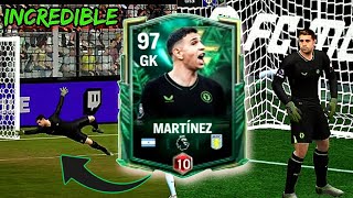 93 EMILIANO MARTÍNEZS REVIEW WITH RANK 4  LEVEL 10  FC MOBILE GAMEPLAY ⚽ [upl. by Aneerol]