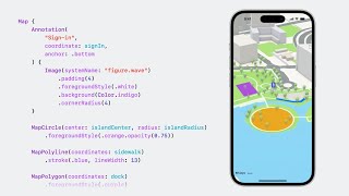 WWDC23 Meet MapKit for SwiftUI  Apple [upl. by Blalock867]