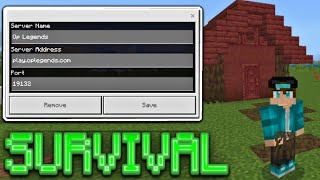 BEST Survival Server For MCPE 119  Minecraft Bedrock Edition [upl. by Ecille58]