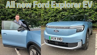 New Ford Explorer EV 2024 Initial Impressions amp Interior Tour [upl. by Nnylylloh]