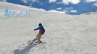 20 MPH Skiing a RED THAT WAS MORE LIKE A BLUE amp VICE VERSA Melezes amp Colchique  Tignes Apr 2023 [upl. by Ynnavoeg374]