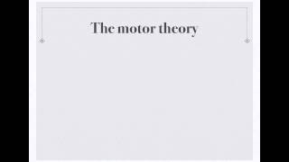 The Motor Theory of speech perception [upl. by Ocsecnarf153]