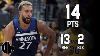 Rudy Gobert Highlights  Hawks vs Timberwolves  30th Oct 2023 [upl. by Noynek]