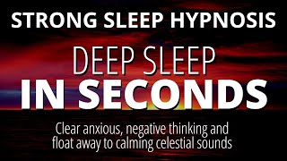 Sleep Hypnosis For Deep Sleep STRONG  Fall Asleep Fast  Black Screen [upl. by Sims]