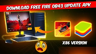 HOW TO DOWNLOAD NORMAL FF OB43 UPDATE  FF OB43 X86 VERSION  FF OB43 APK DOWNLOAD [upl. by Vachel]