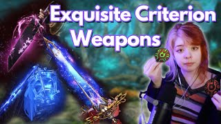 New FFXIV Criterion Exquisite Weapons Reaction amp Discussion [upl. by Pomeroy364]