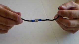 How to Crimp and Connect SPADE Connector  Quick Disconnect [upl. by Emmalee]