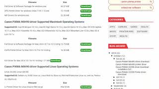 Canon PIXMA MX490 printer driver download [upl. by Darrelle]